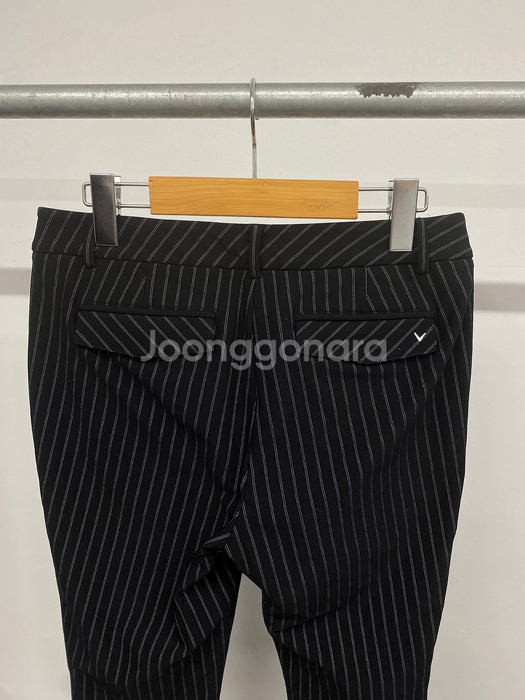 여성용 캘러웨이 골프 기능성 겨울 스트라이프 팬츠 바지--2