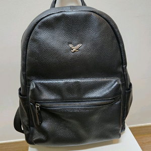 블랙 검정 가죽 백팩 팝니다