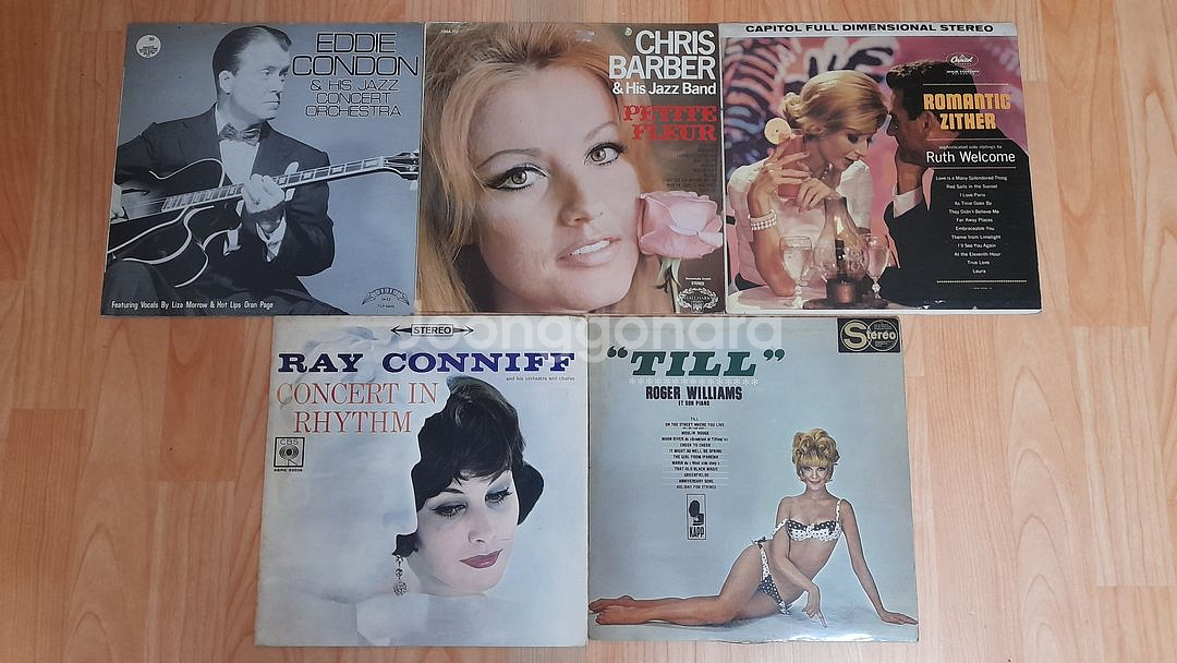 LP 카페 인테리어용으로 쓰면 좋을 째즈 원반 10장--1