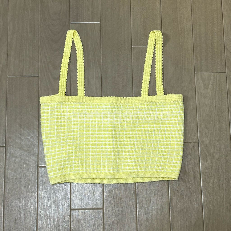 zara 자라 니트 크롭 탑--0