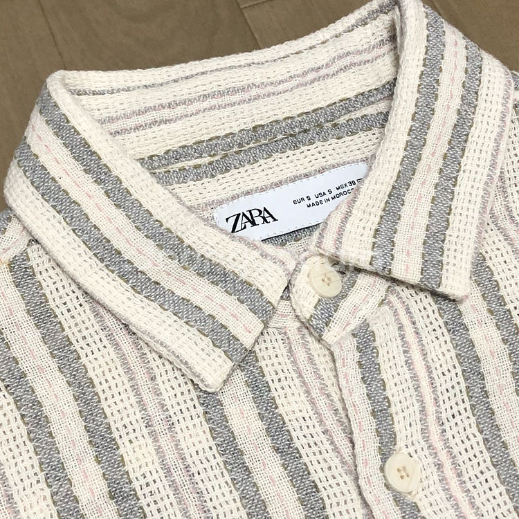zara 자라 스트라이프 셔츠--1