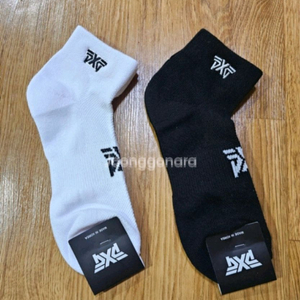 PXG남성 흰색 골프양말