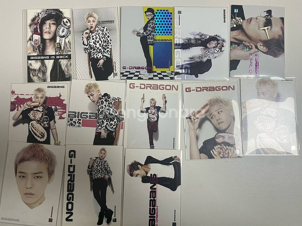 빅뱅 지드래곤 지디 탑 스타컬렉션 스페셜 레어 포토카드--2