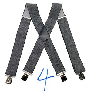 남성 스판 멜빵 (와이드버젼) / 큰집게