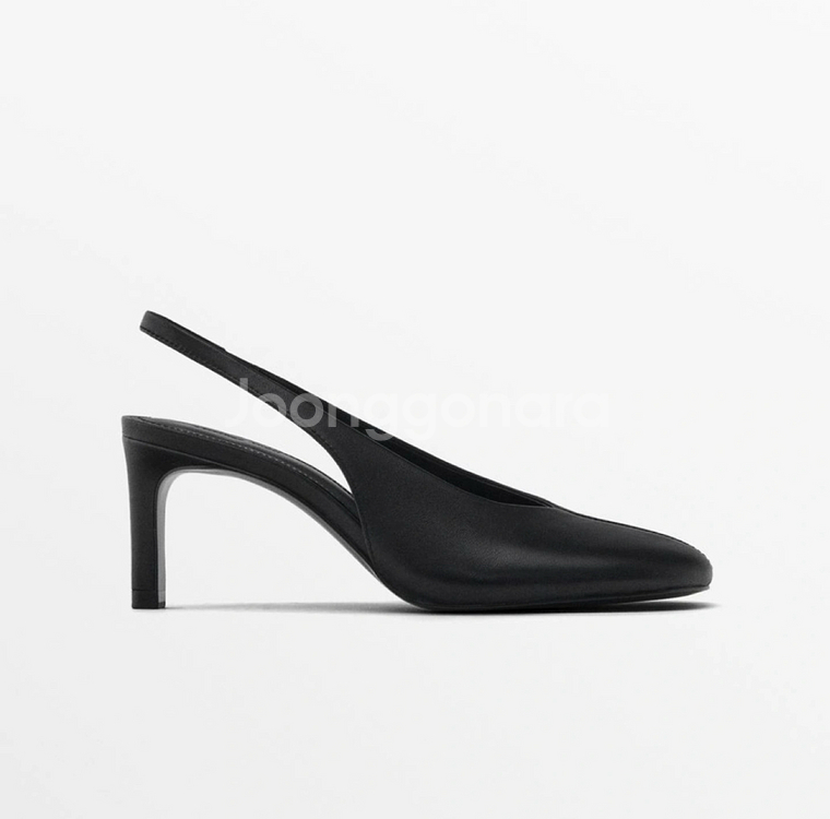 마시모뚜띠 슬링백 힐 슈즈, 여성화 신발 (거의 새거)--1