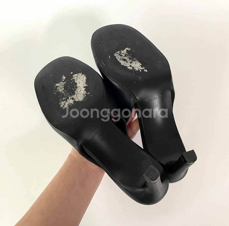 마시모뚜띠 슬링백 힐 슈즈, 여성화 신발 (거의 새거)--6