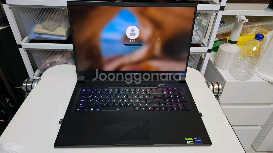 기가바이트 어로스 17x gtx4090 14900hx--1