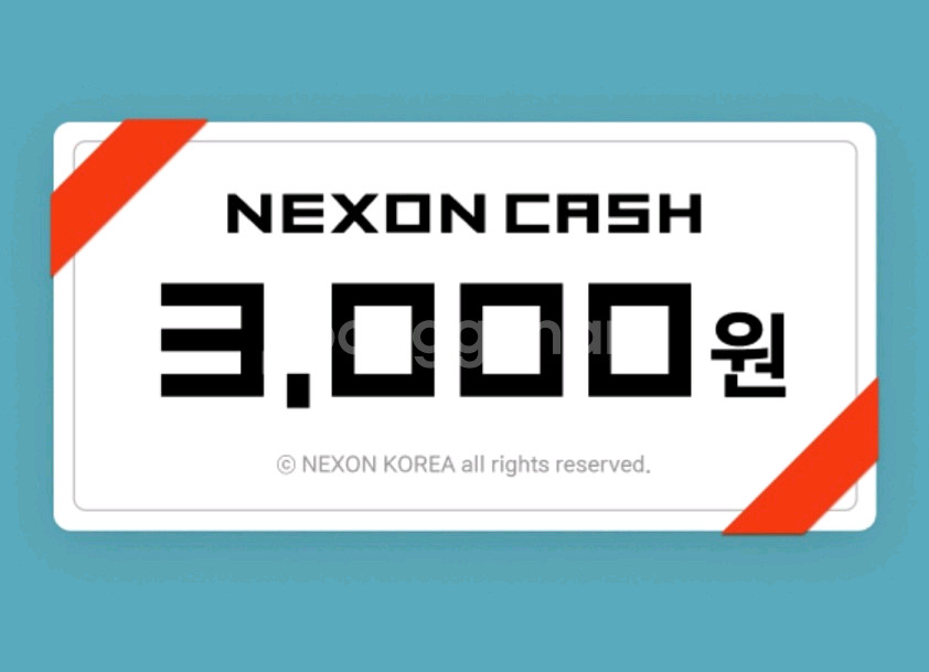 넥슨캐시 3만(3000x10) ID당 당일 10회 가능--0