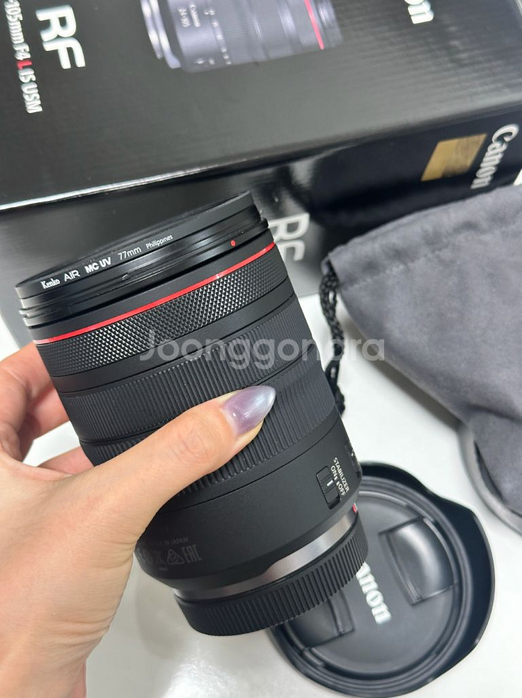 캐논 rf24-105 f4 L 렌즈 팝니다--2