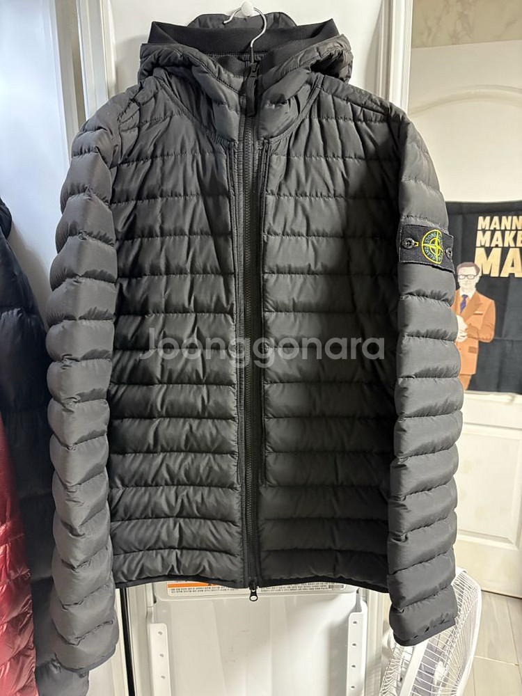 스톤아일랜드 경량패딩 후드 XXL--0