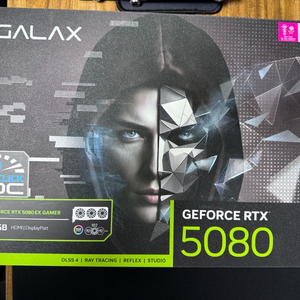 갤럭시 GALAX RTX 5080 EX GAMER 블랙