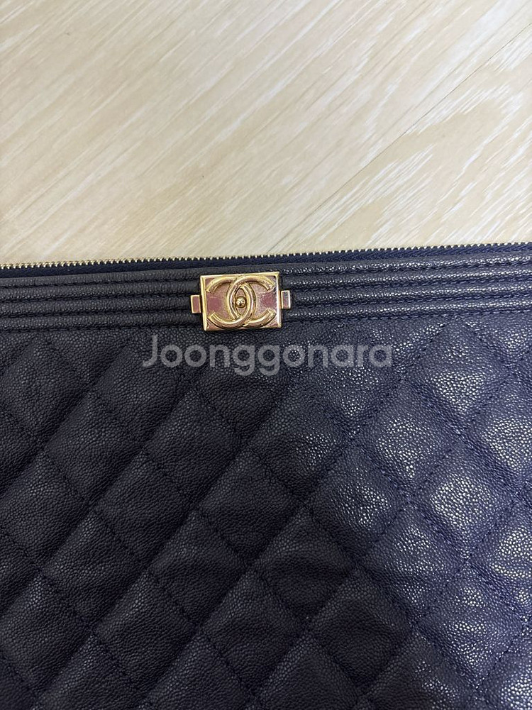 샤넬보이클러치/보이지갑--1