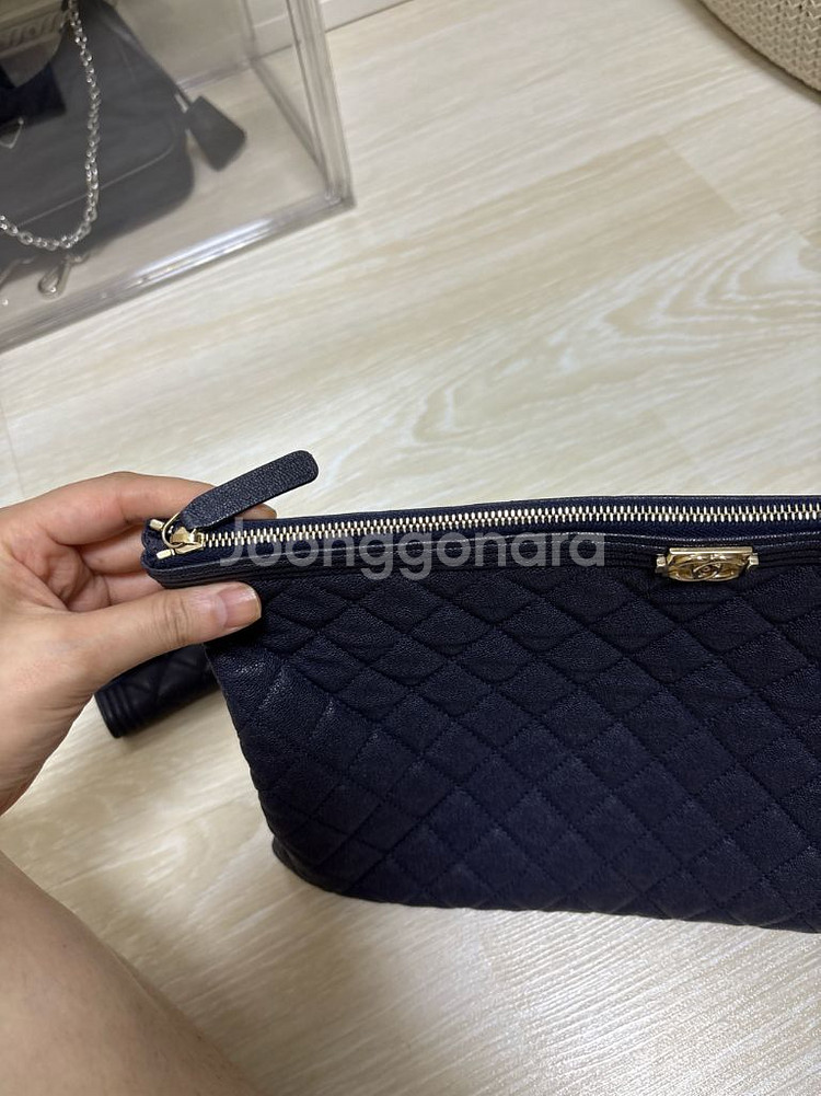 샤넬보이클러치/보이지갑--2