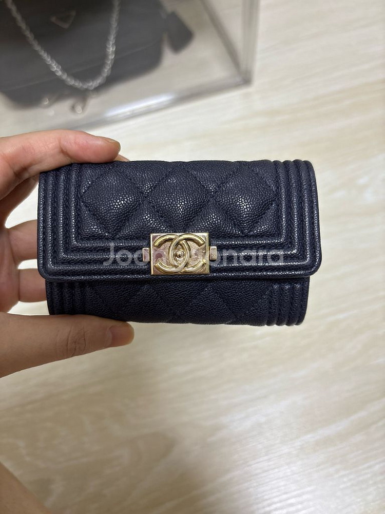 샤넬보이클러치/보이지갑--5