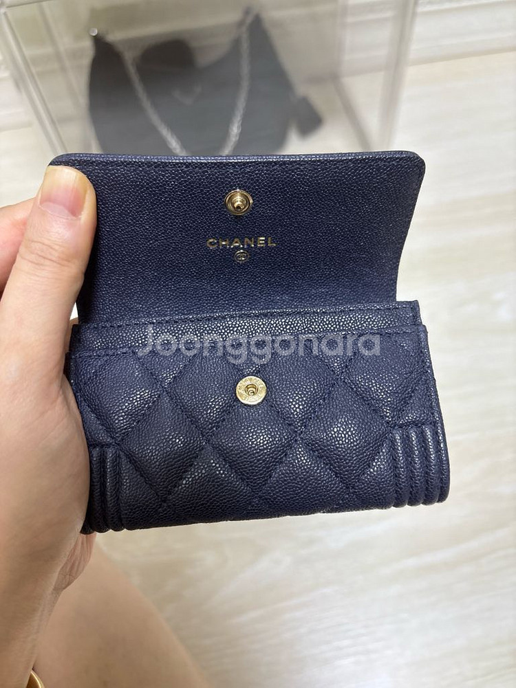 샤넬보이클러치/보이지갑--6