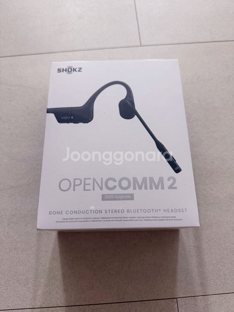 샥즈 오픈컴2 골전도 헤드셋 새상품(미개봉)--2