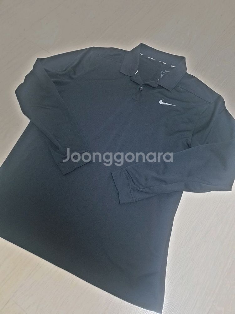 나이키골프 드라이핏 긴팔 폴로 L 판매합니다--1
