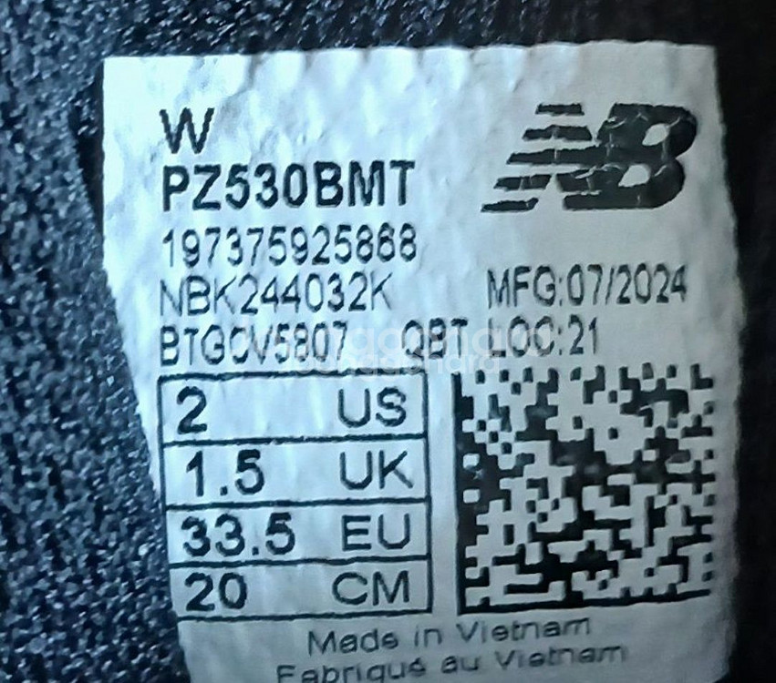 뉴발란스키즈 530BMT200운동화. 거의새거.블랙--7