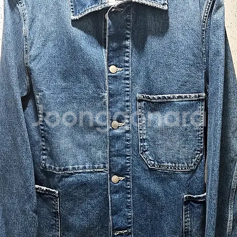 M) 자라 중청 데님 워크 자켓 블루 6688 405--2