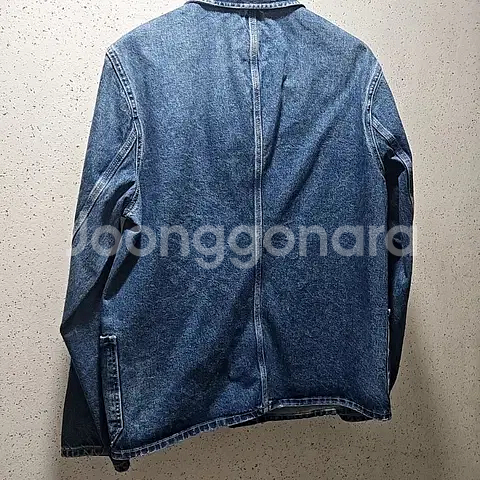 M) 자라 중청 데님 워크 자켓 블루 6688 405--1