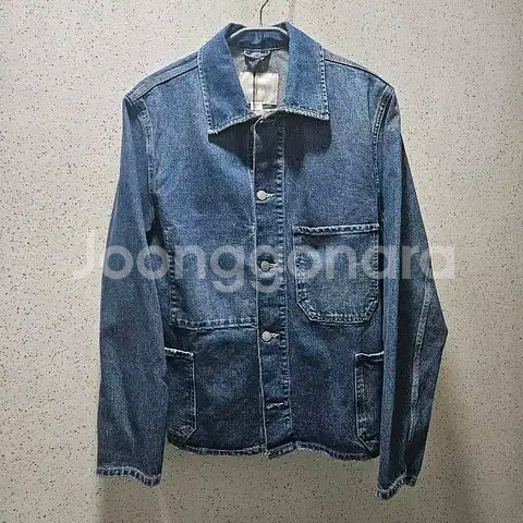 M) 자라 중청 데님 워크 자켓 블루 6688 405--0