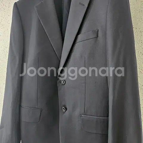 46,82) 빨질레리 네이비 울 슈트 셋업 정장블레이저--1