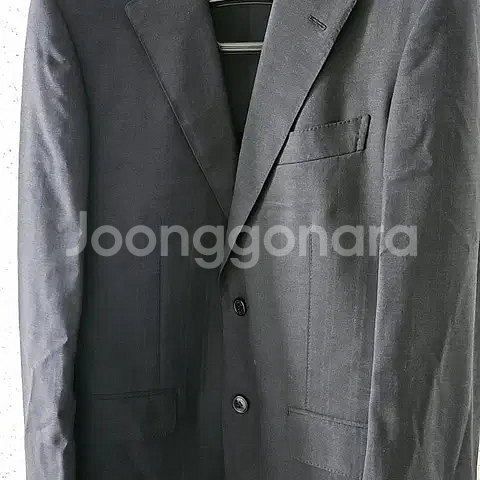 46) 랑방 남성 네이비 정장 셋업 슈트 블레이저 자켓--2