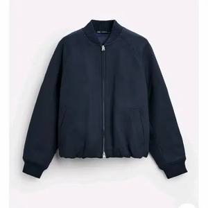 M) 자라 네이비 벌룬핏 블루종 패딩점퍼 봄버자켓