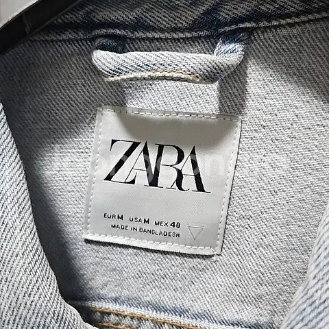 M) 자라 ZARA 연청워싱 데님 자켓 청자켓 1538--6