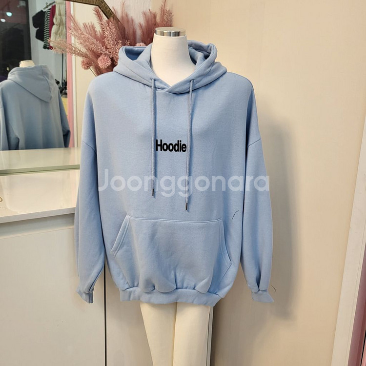 기모 오버핏 박시핏 패치 프린팅 후드 티셔츠ㅡ무배--1