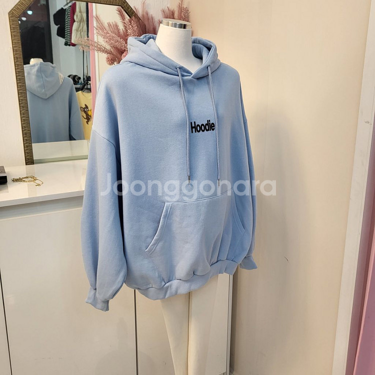 기모 오버핏 박시핏 패치 프린팅 후드 티셔츠ㅡ무배--8