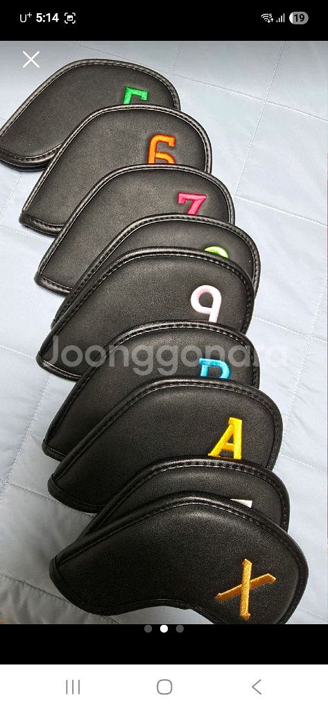 WAAC 아이언 +퍼터커버 세트--1