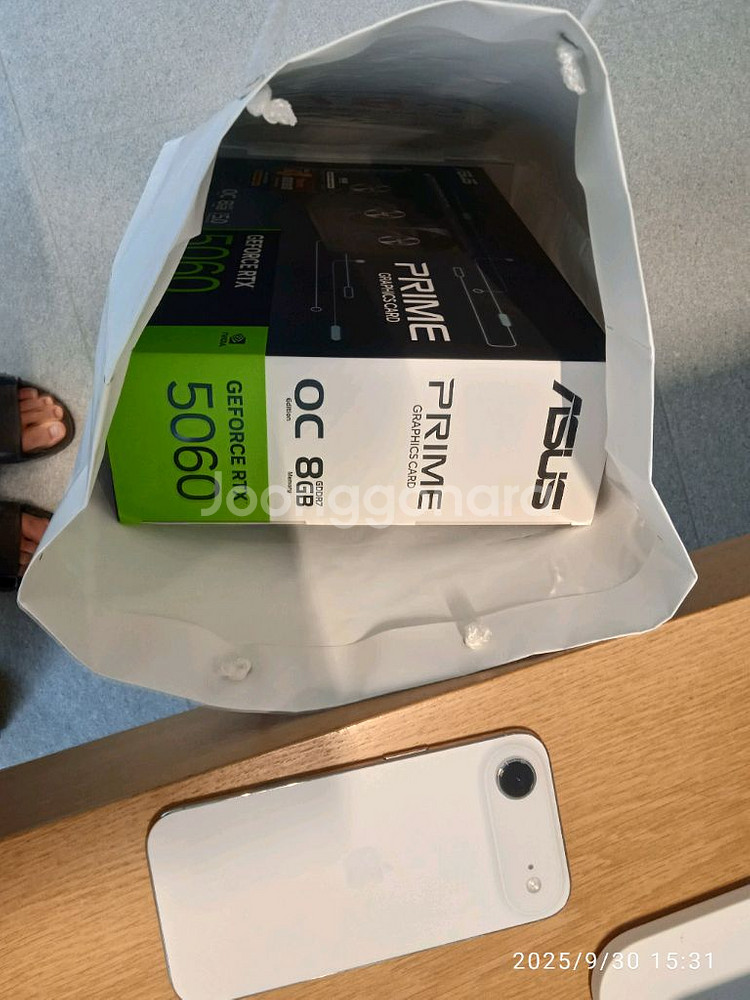 미개봉 ASUS PRIME RTX 5060 O8G 3팬--7