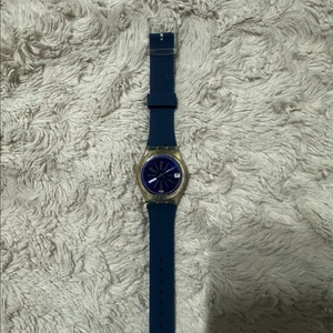 스와치 2001 빈티지 젠트 투명 케이스 & 블루시계