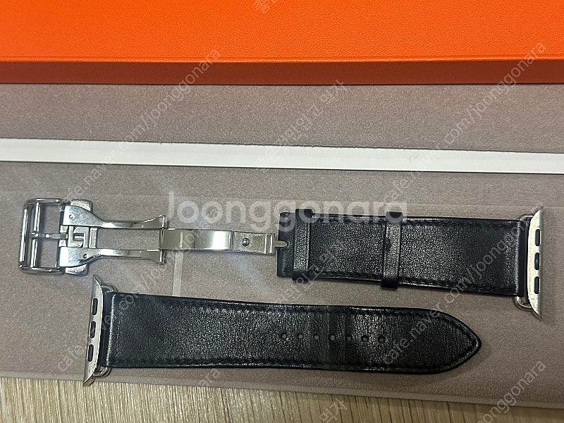 애플워치 에르메스 스트랩45mm 디버클가죽밴드--0