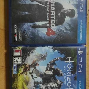ps4 일괄(언차티드4+호라이즌제로던)