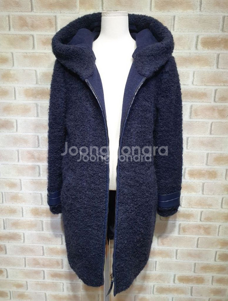 디데무 부클 후드 울 하프코트 ~77--0