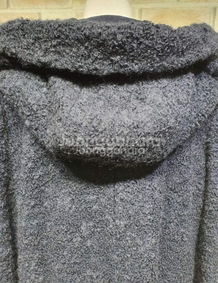 디데무 부클 후드 울 하프코트 ~77--8