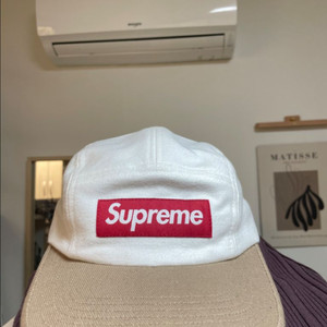 슈프림 투톤 캠프캡
