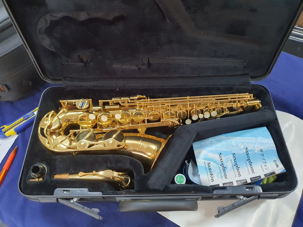 야마하280알토색소폰 중고색소폰+마우스피스 이미지