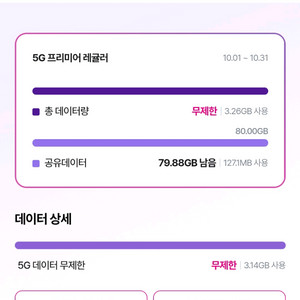 유플러스 데이터 lg u+ 데이터