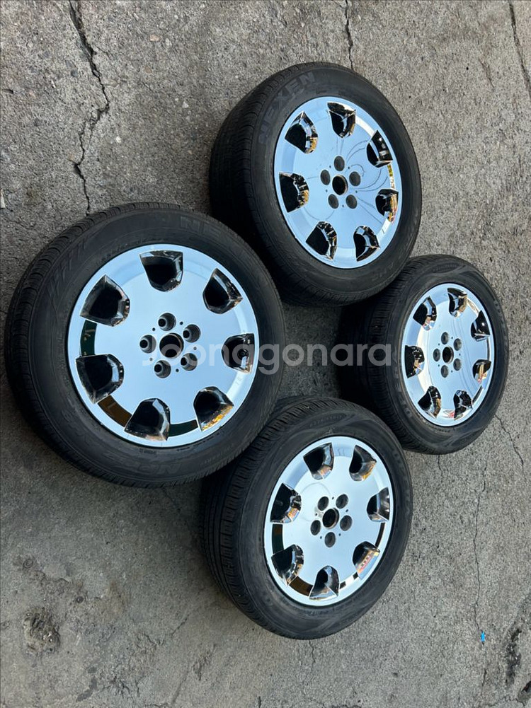 오피러스 순정 17인치 유관 떡판휠타이어--1