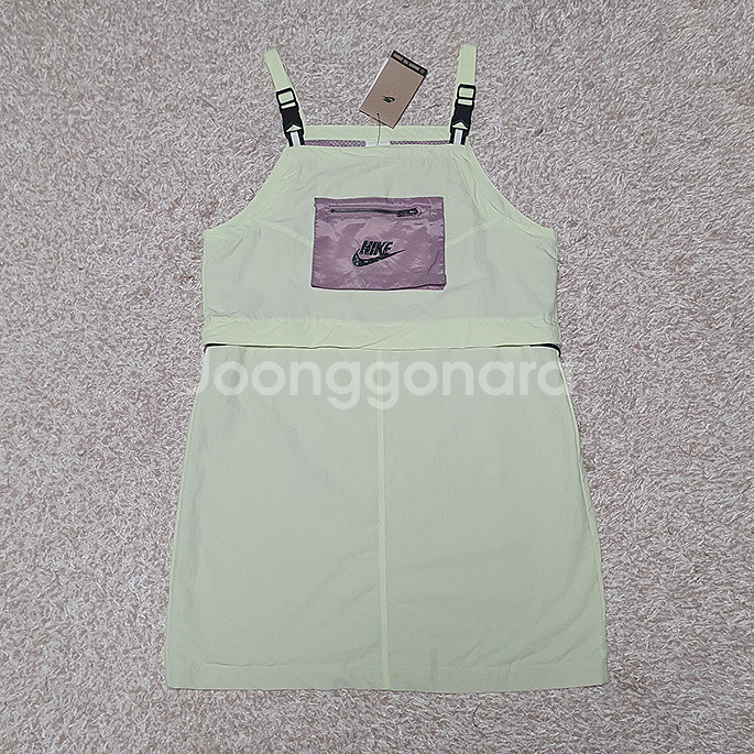 XL)나이키 걸즈 우븐 멜빵 원피스 새제품--1