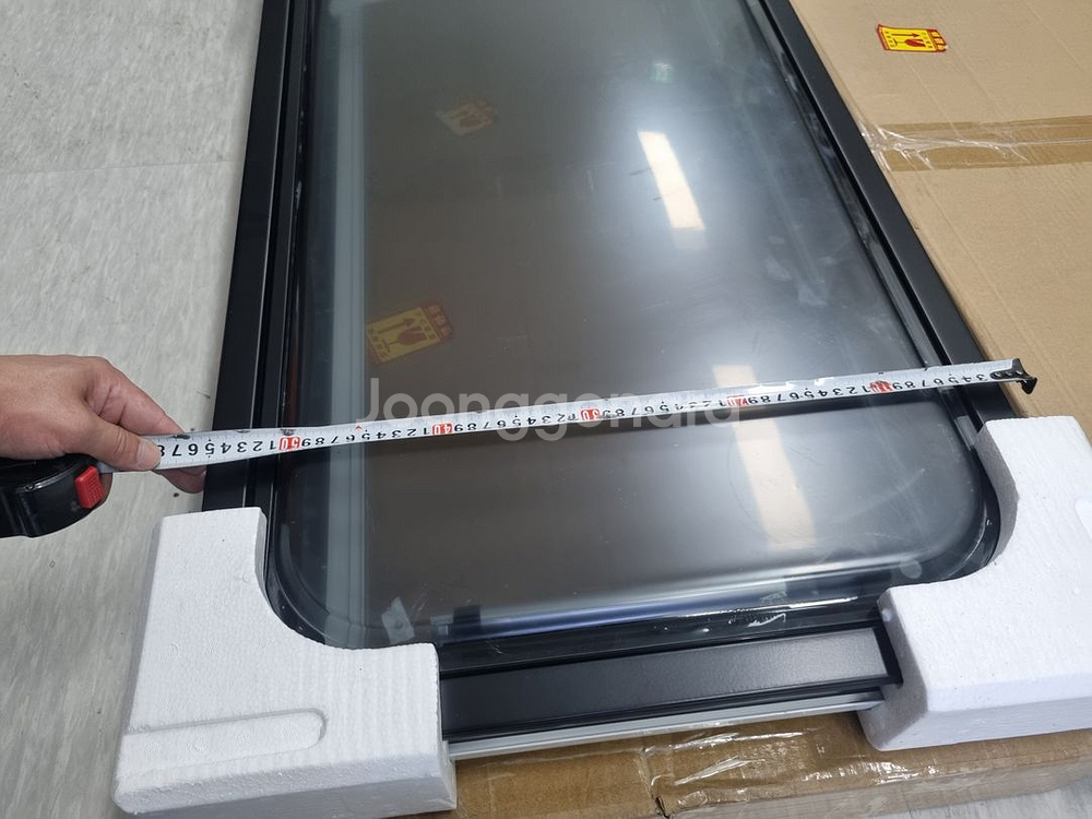 (새제품) 캠핑카창문(알미늄사각) 1200X500, 2--6