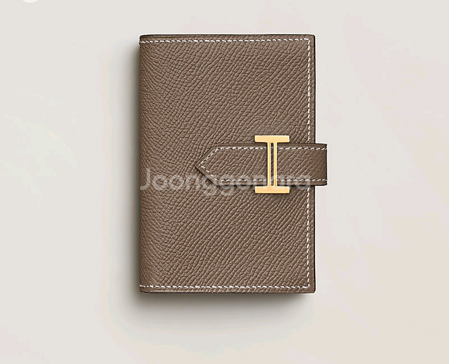 에르메스 미니 지갑 베안 미니 지갑 에토프 금장--0