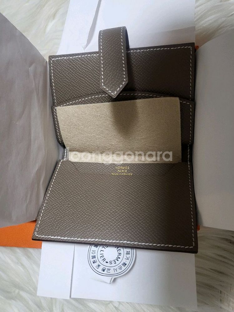 에르메스 미니 지갑 베안 미니 지갑 에토프 금장--3