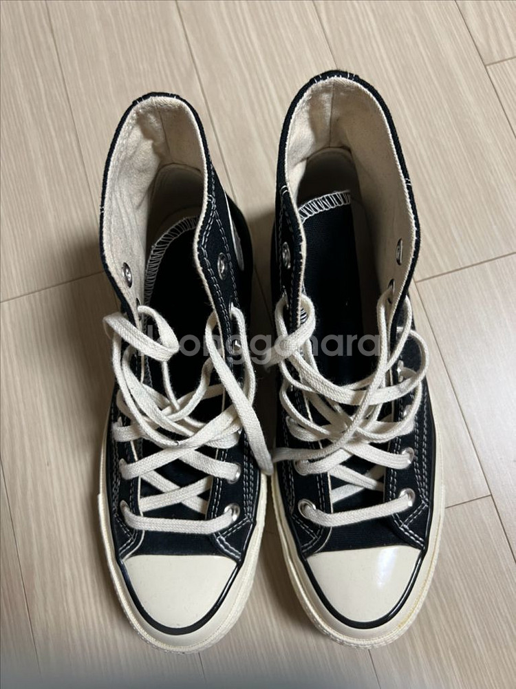 (거의새거) 컨버스 척테일러 하이 블랙 240--0