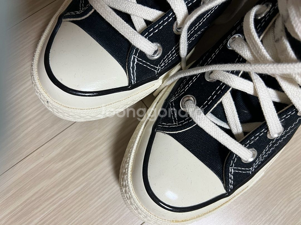 (거의새거) 컨버스 척테일러 하이 블랙 240--3