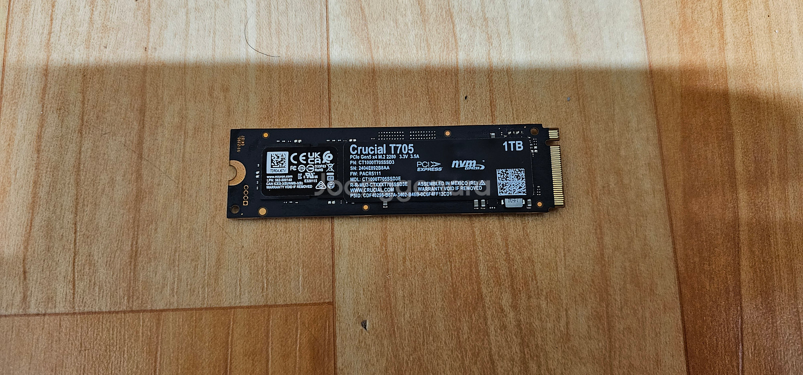 마이크론 T705 M.2 NVMe 1TB 판매합니다--1