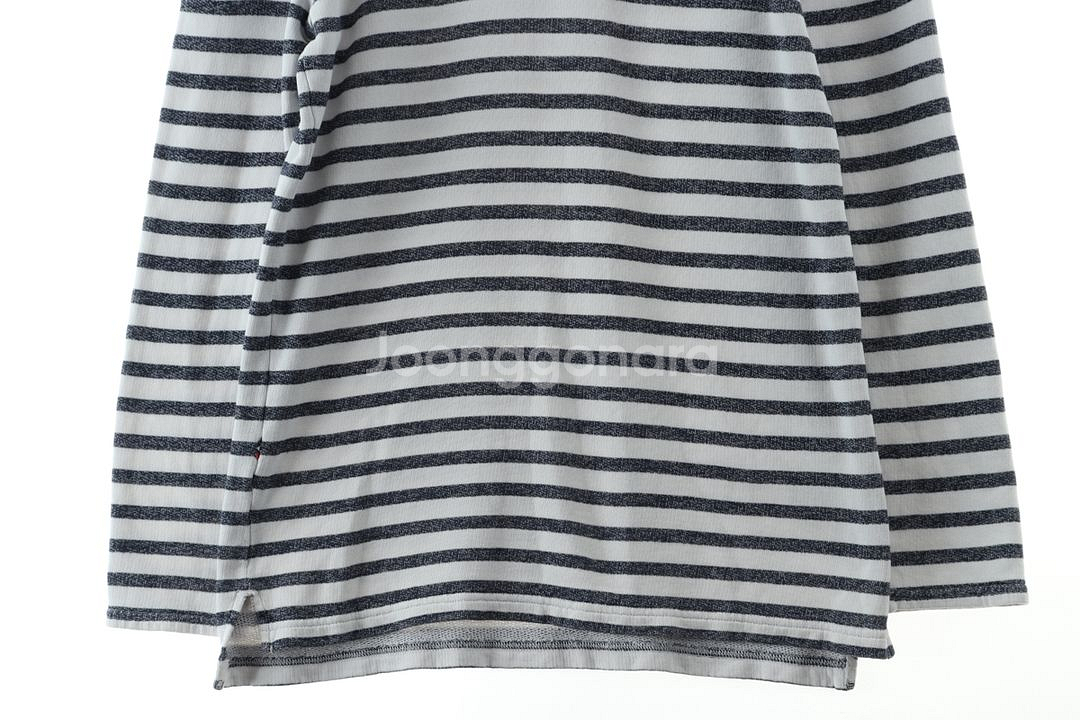 (M-L) 라코스테 긴팔티셔츠 스트라이프 면--3